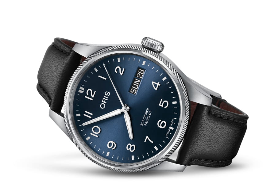 Oris Oris Propilot Big Crown Propilot Big Day Date 01 752 7760 4065-07 3 22 05LC , наручные мужские часы фото под углом